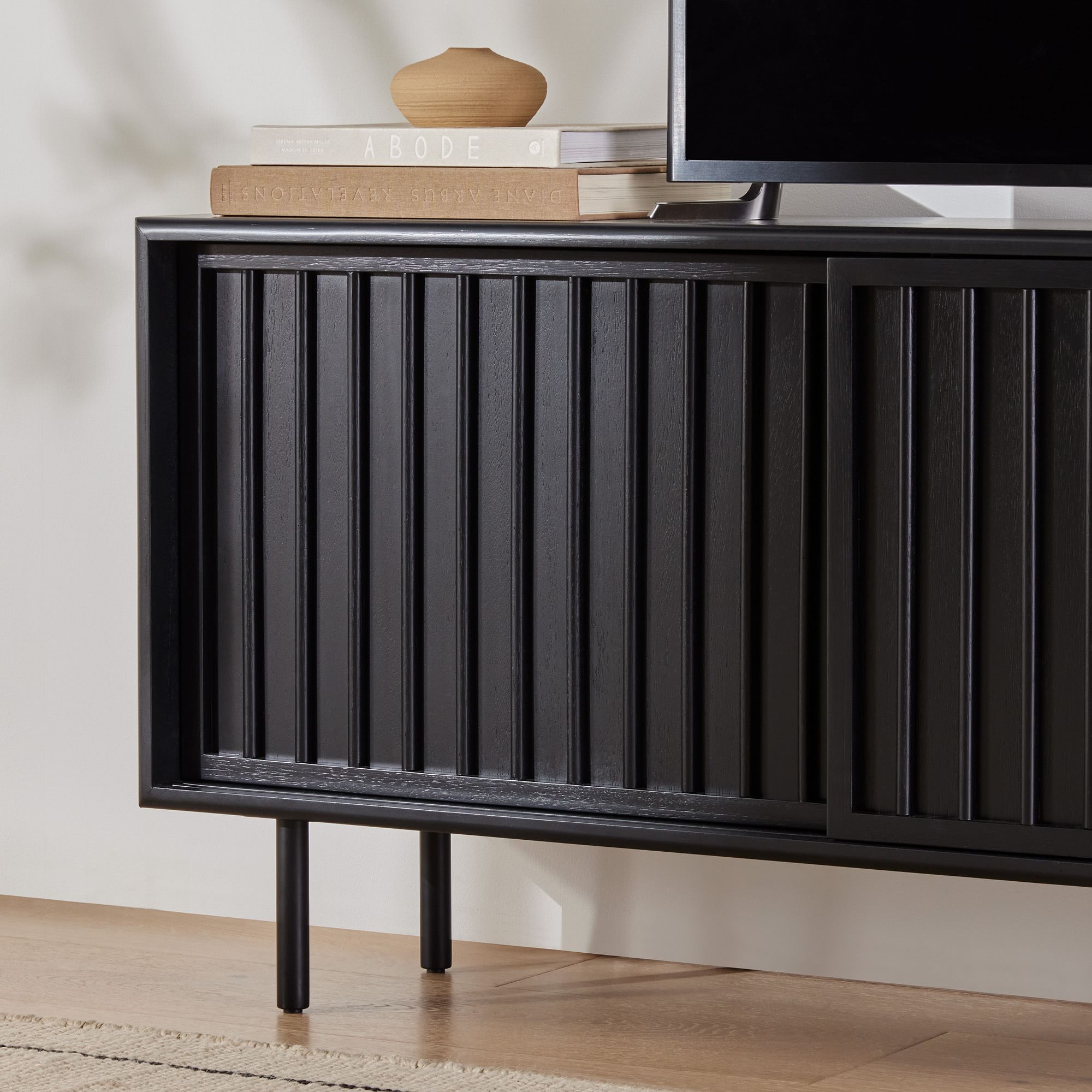 Slatted Shallow Media Console thumbnail 6