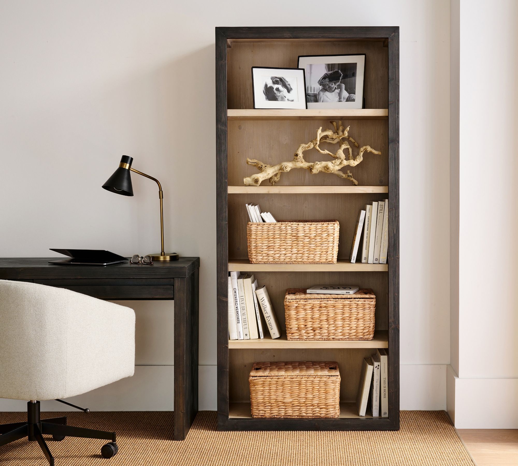 Folsom Two-Toned Bookcase (33") thumbnail 2