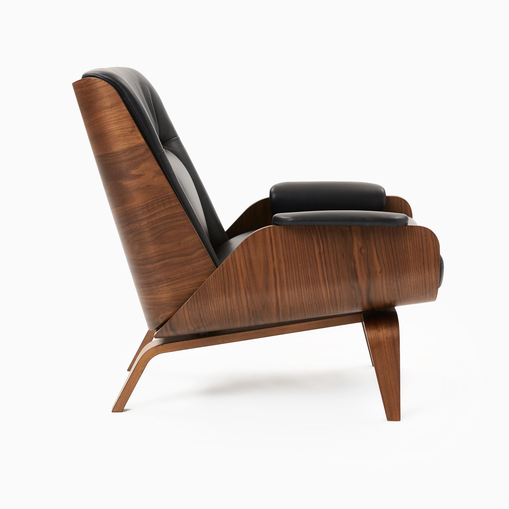 Paulo Bent Ply Leather Chair thumbnail 4