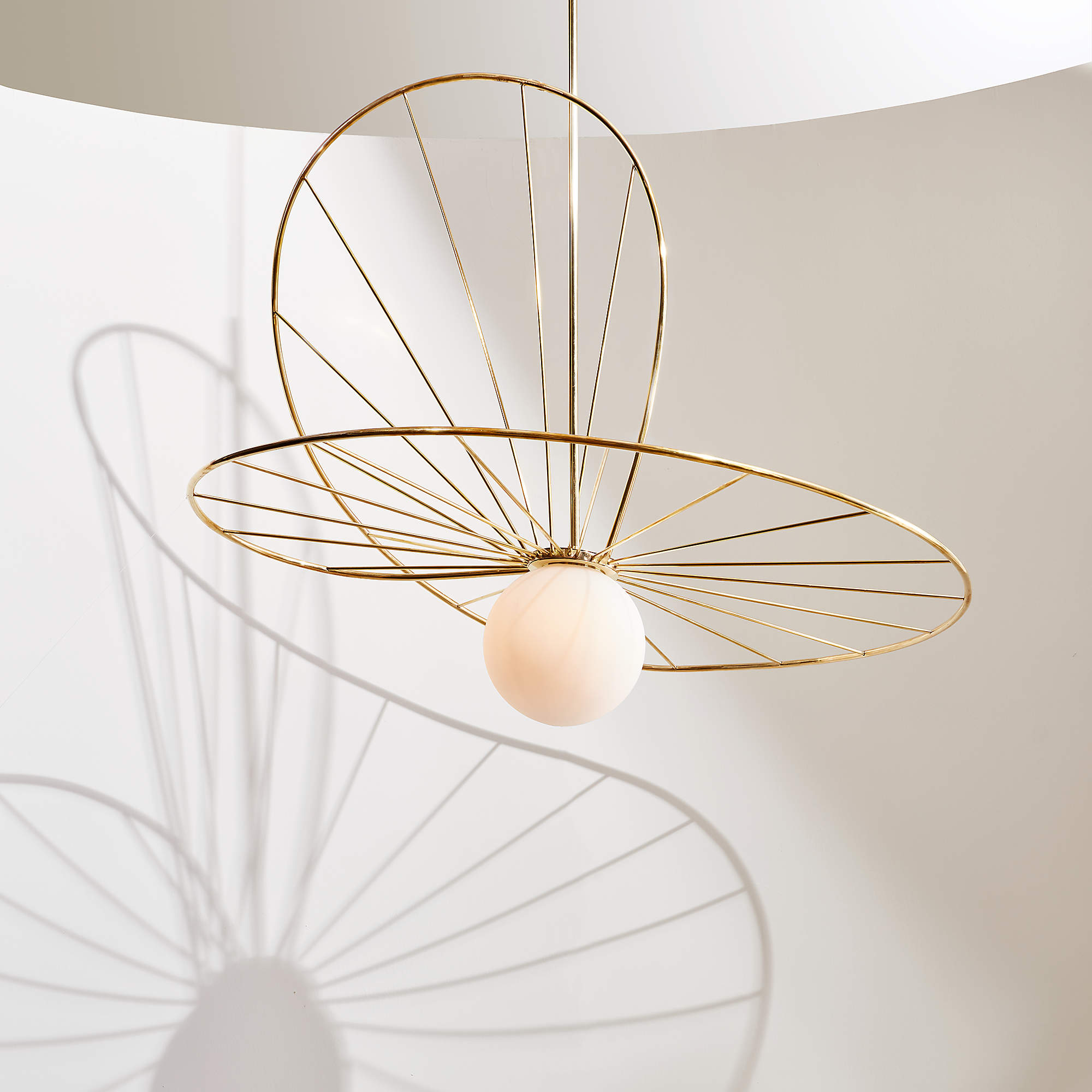 Libra Architectural Polished Brass Chandelier thumbnail 2