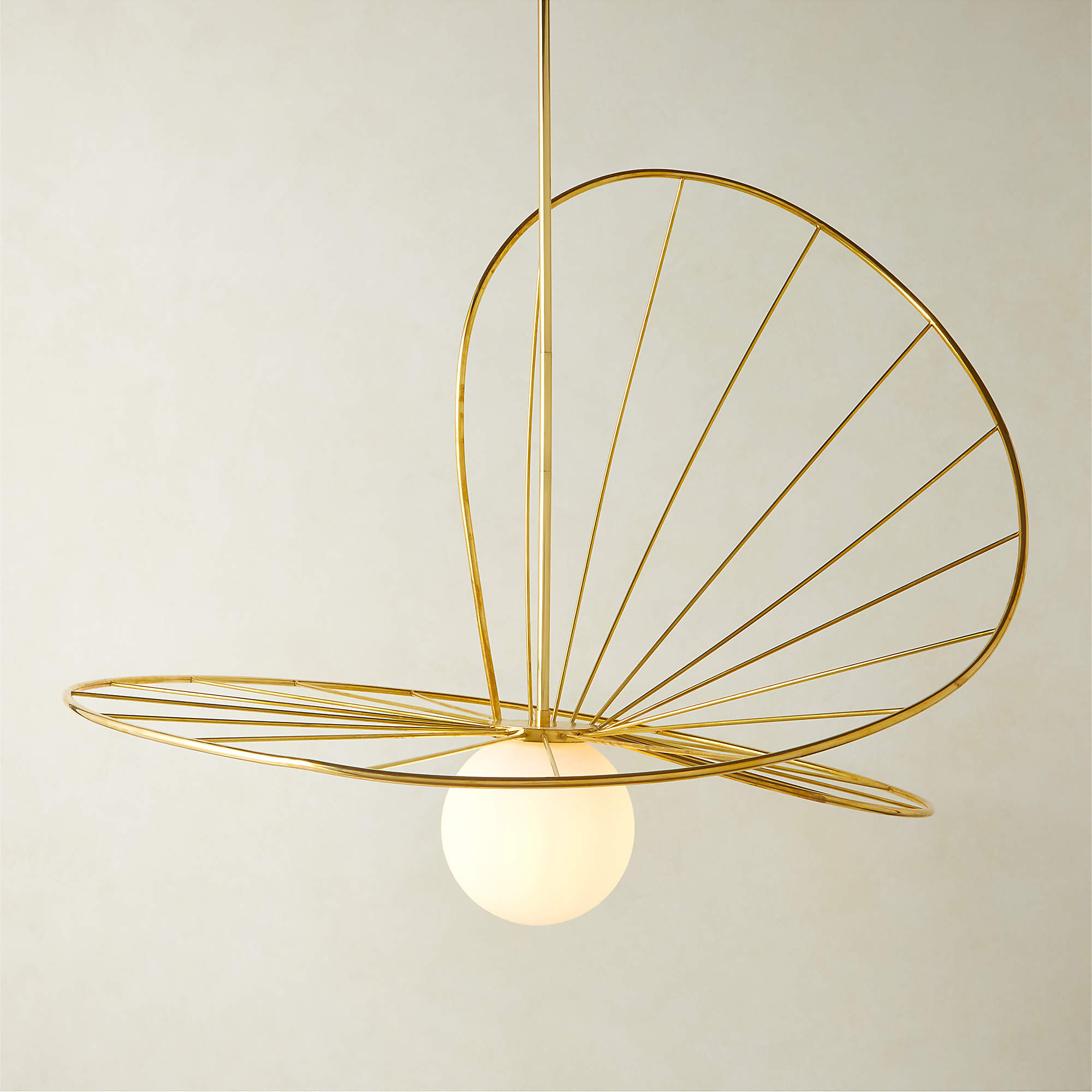 Libra Architectural Polished Brass Chandelier thumbnail 3