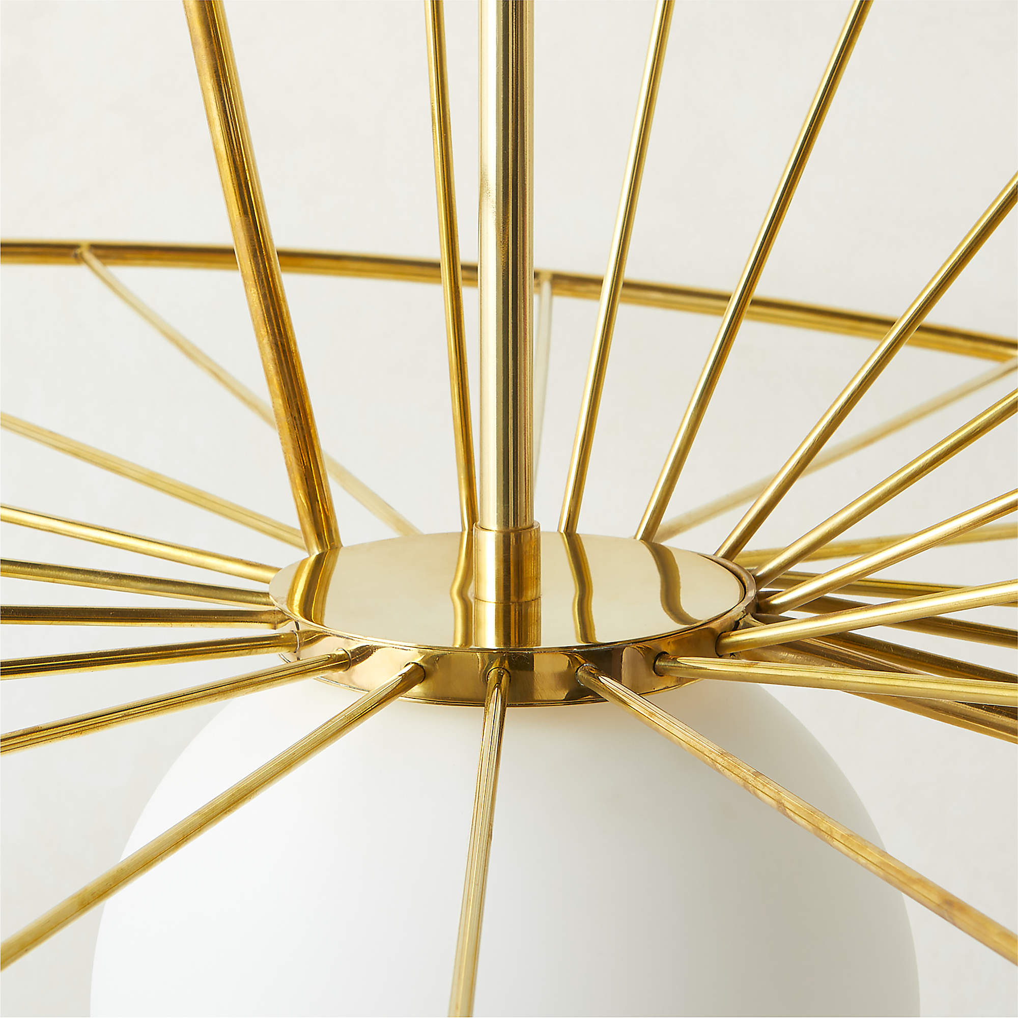 Libra Architectural Polished Brass Chandelier thumbnail 5