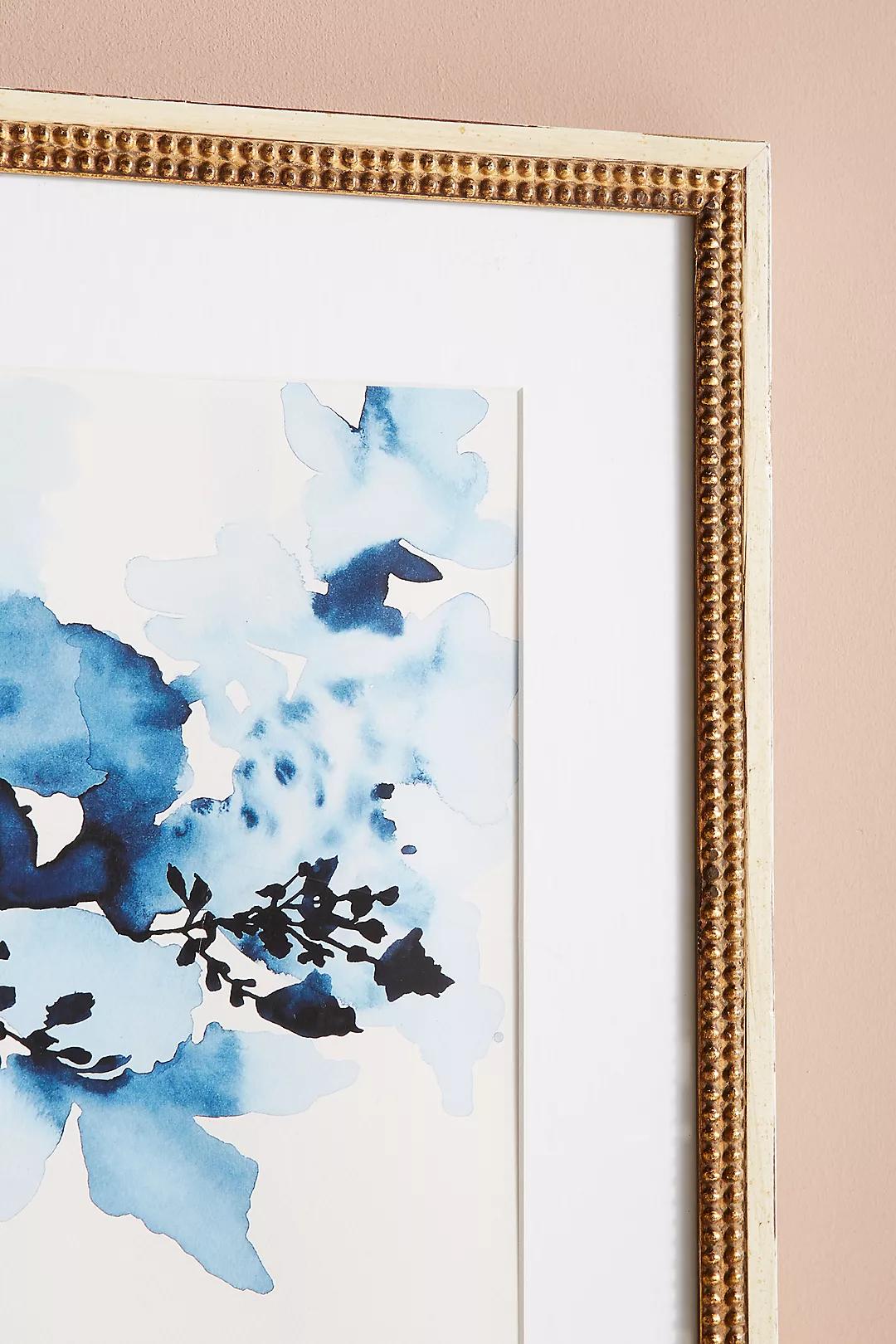 Indigo Rock Wall Art with Frame-28"x28" thumbnail 3