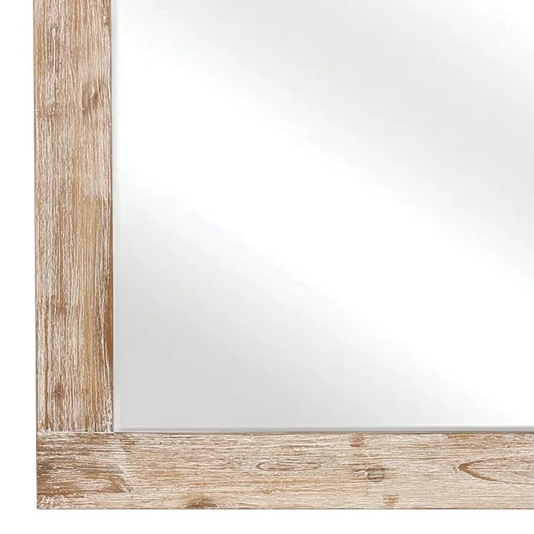 Square Wood Wall Mirror thumbnail 2
