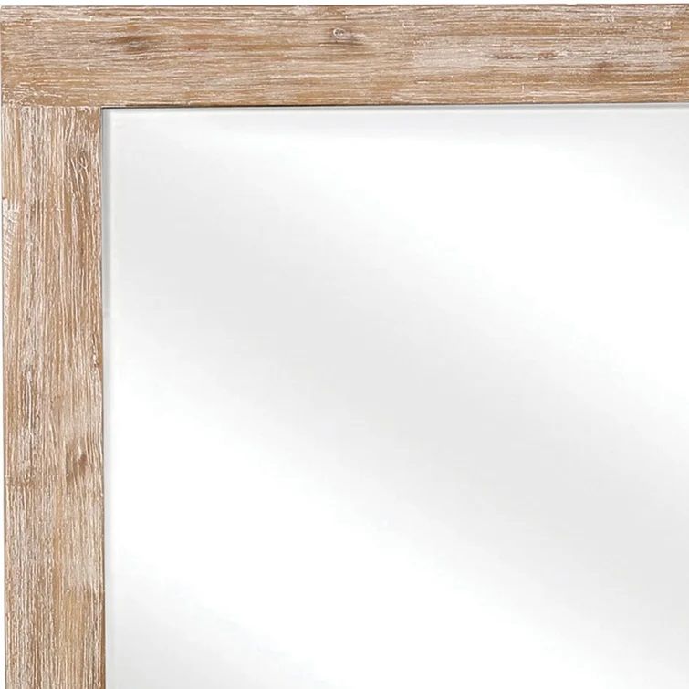 Square Wood Wall Mirror thumbnail 3