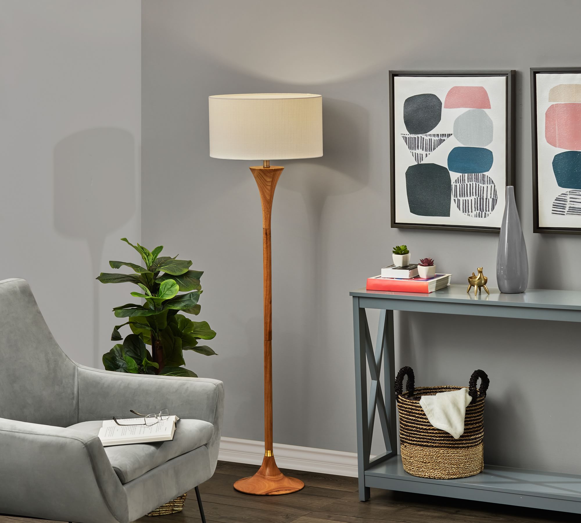 Becca Wood Floor Lamp thumbnail 2