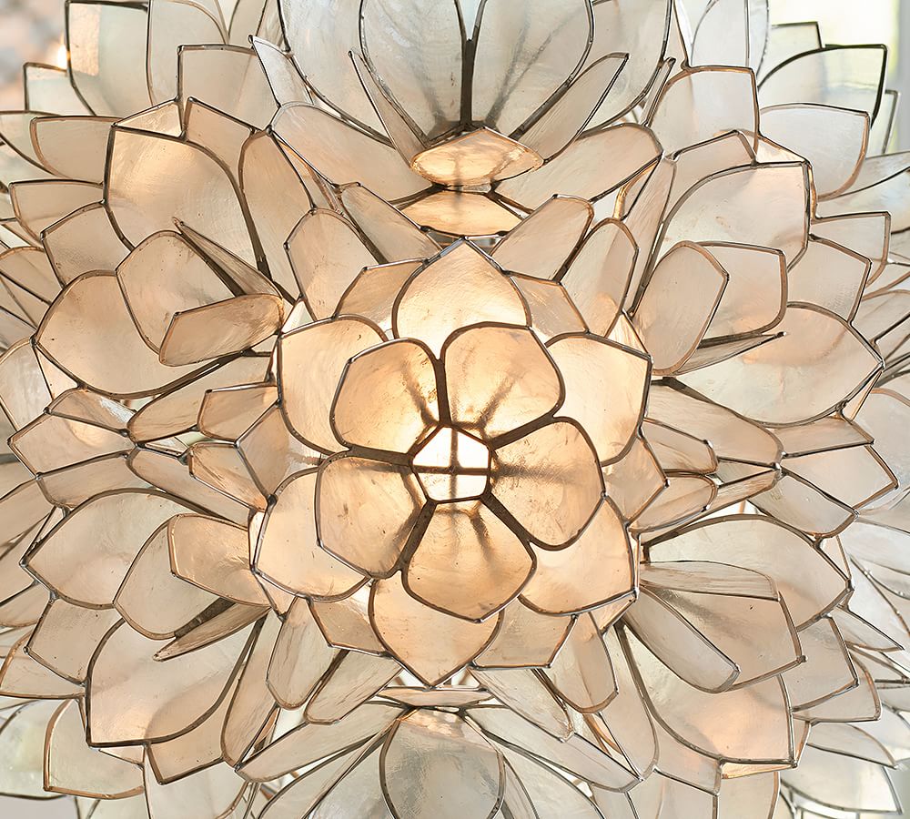 Capiz Diameter Flower Pendant thumbnail 4