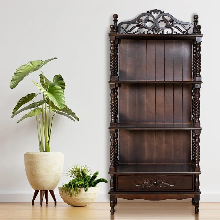 Aliceville Solid Wood Standard Bookcase thumbnail 2