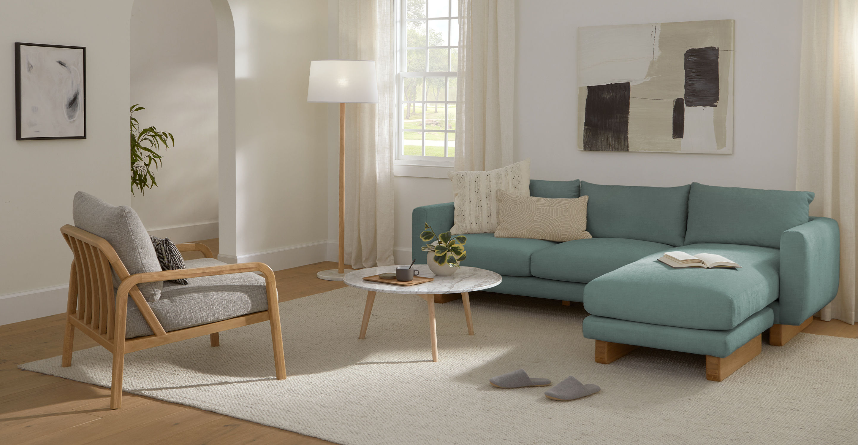 Kirkby Pearl Gray Lounge Chair thumbnail 2