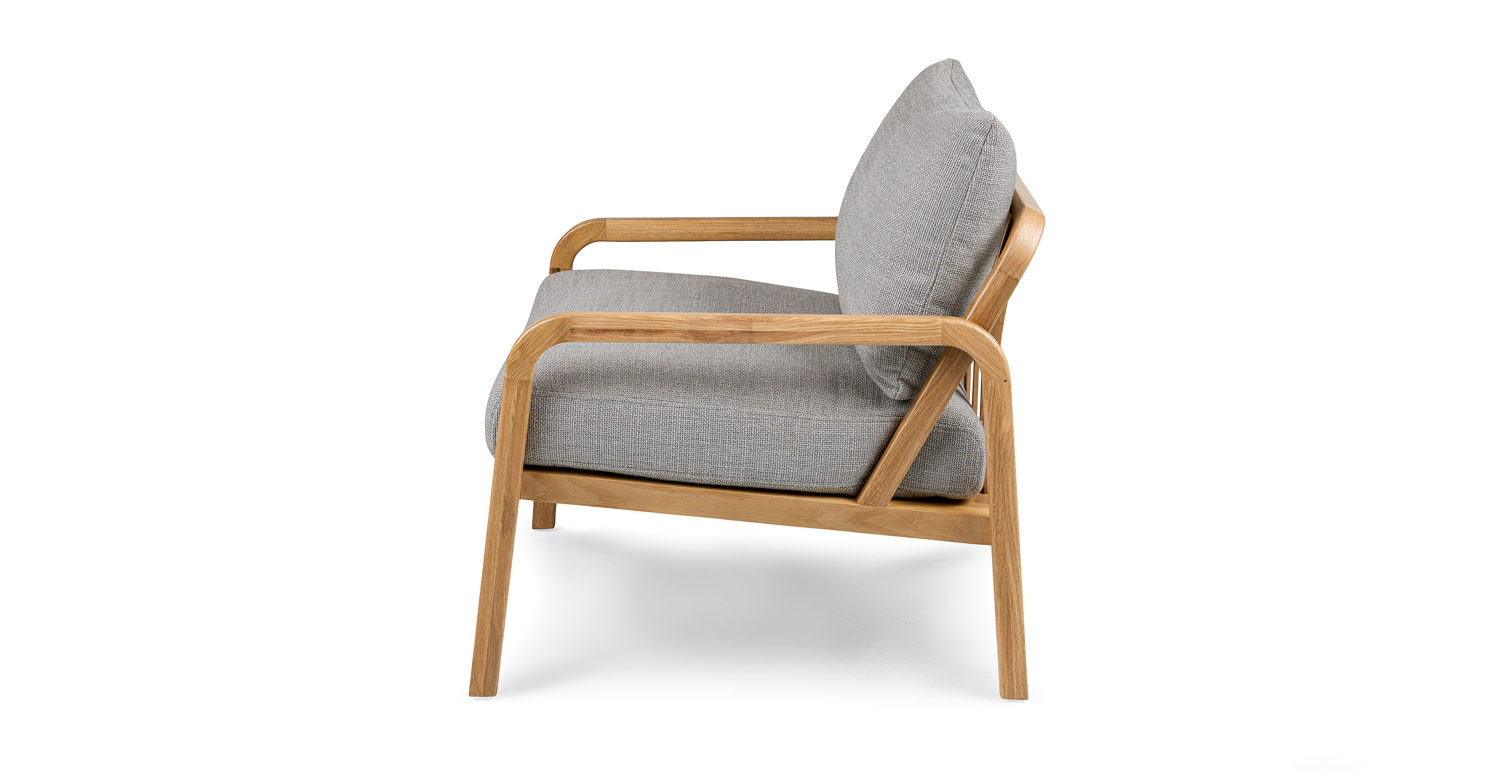 Kirkby Pearl Gray Lounge Chair thumbnail 4