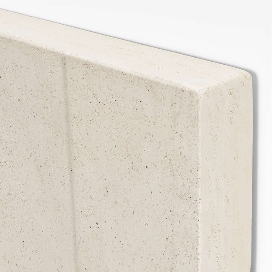 Taso 24 Hand Carved White Tile Wall Decor thumbnail 3