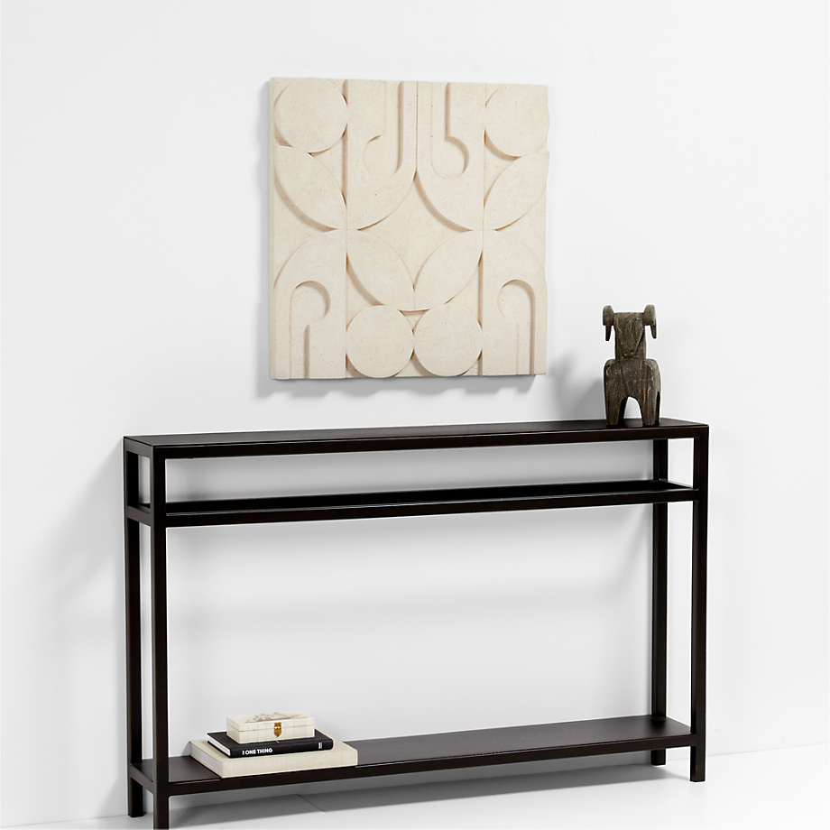 Fyre 24 Hand Carved White Tile Wall Art thumbnail 2