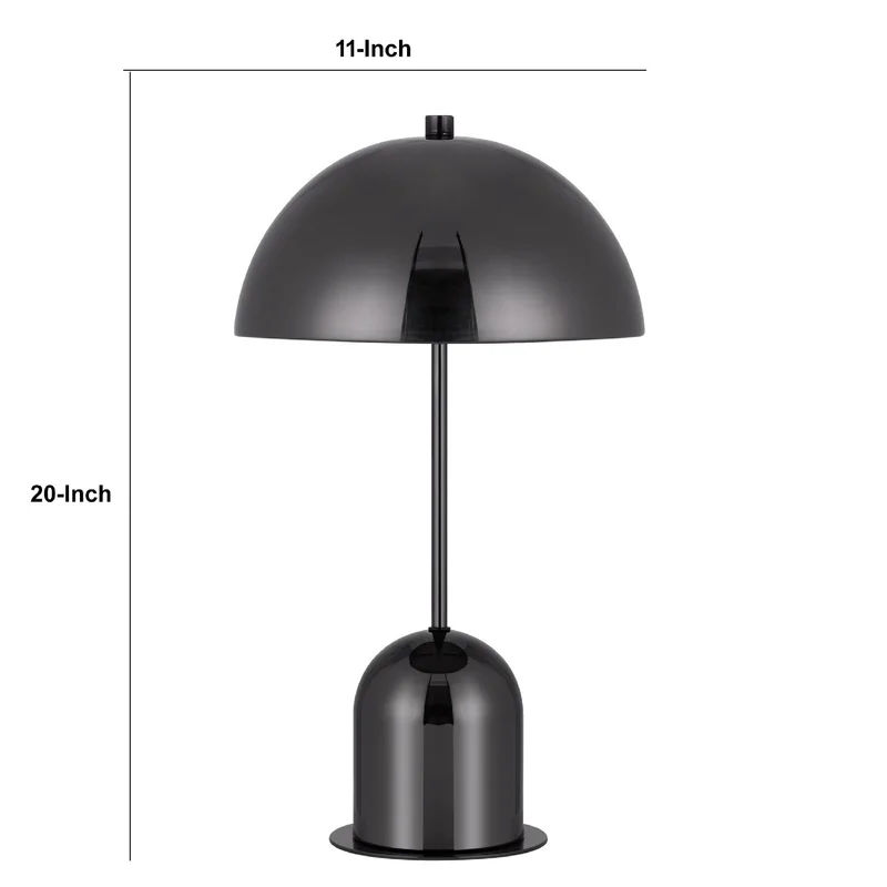Gray Metal Table Lamp thumbnail 4