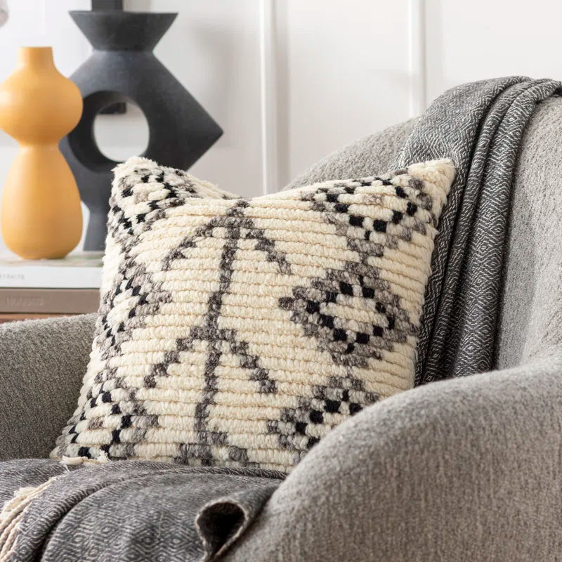 Cyan Throw Pillow thumbnail 5