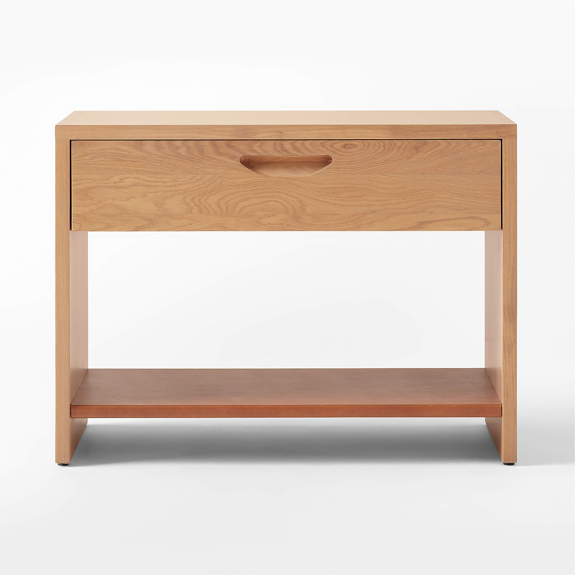 Ranch Oak Nightstand with Drawer thumbnail 2