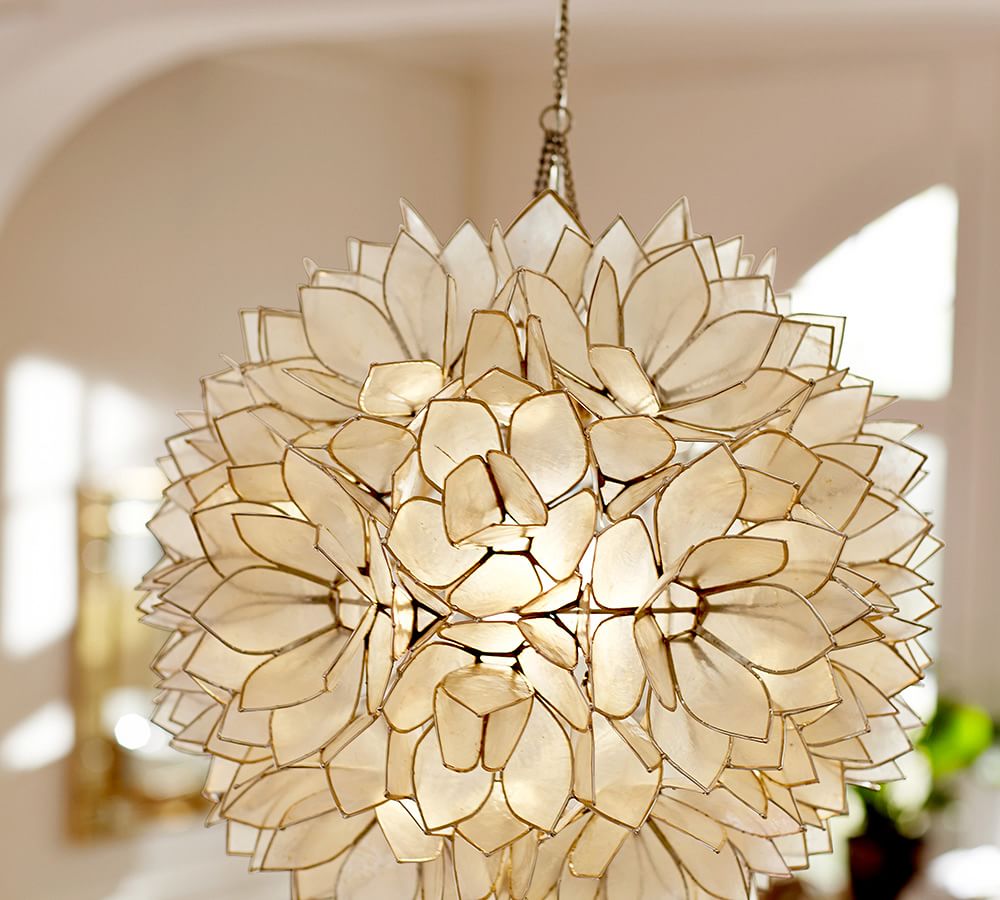 Capiz Diameter Flower Pendant thumbnail 5