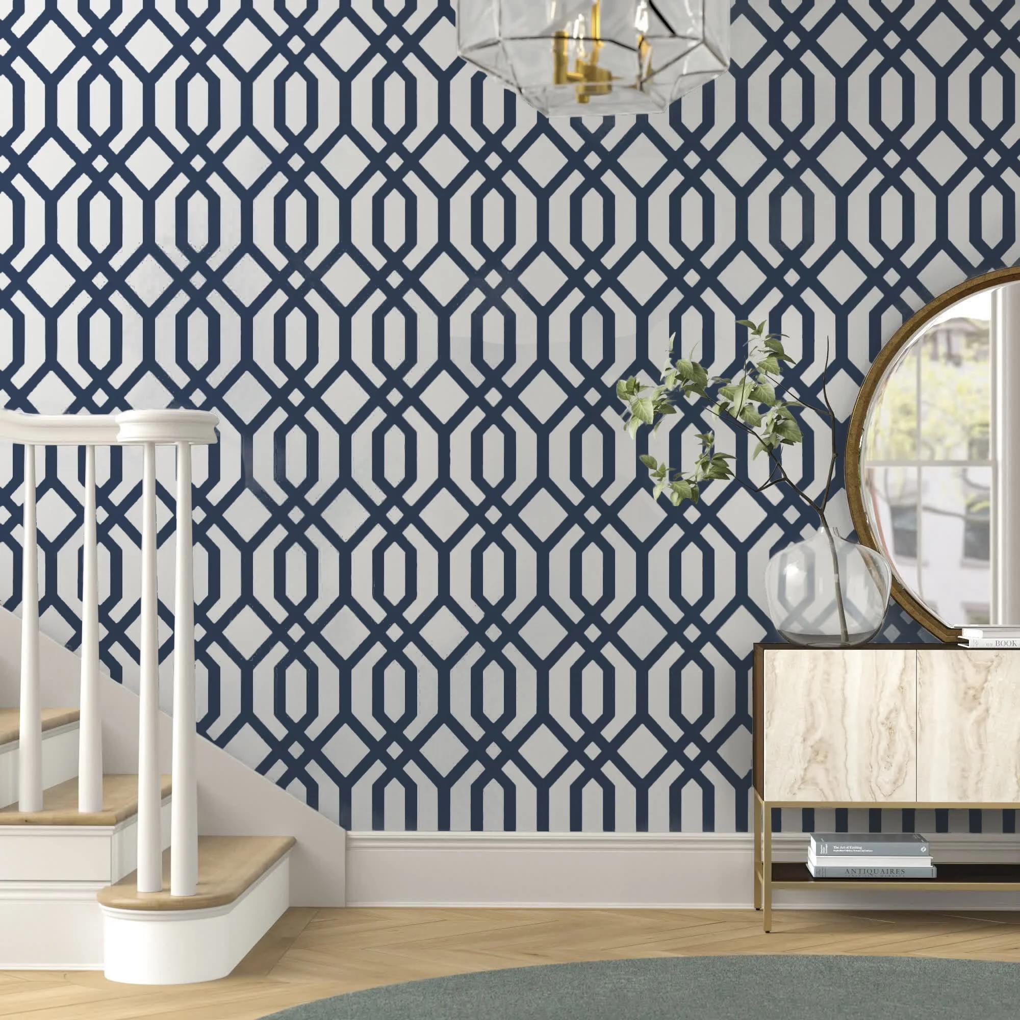 Mckamey Peel and Stick Geometric Wallpaper thumbnail 2