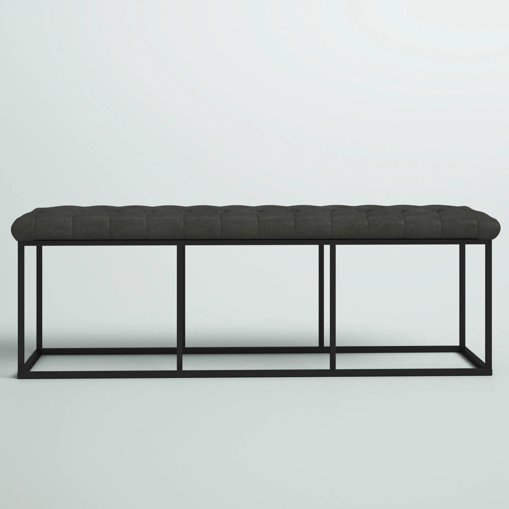Thrapst Faux Leather Bench thumbnail 3