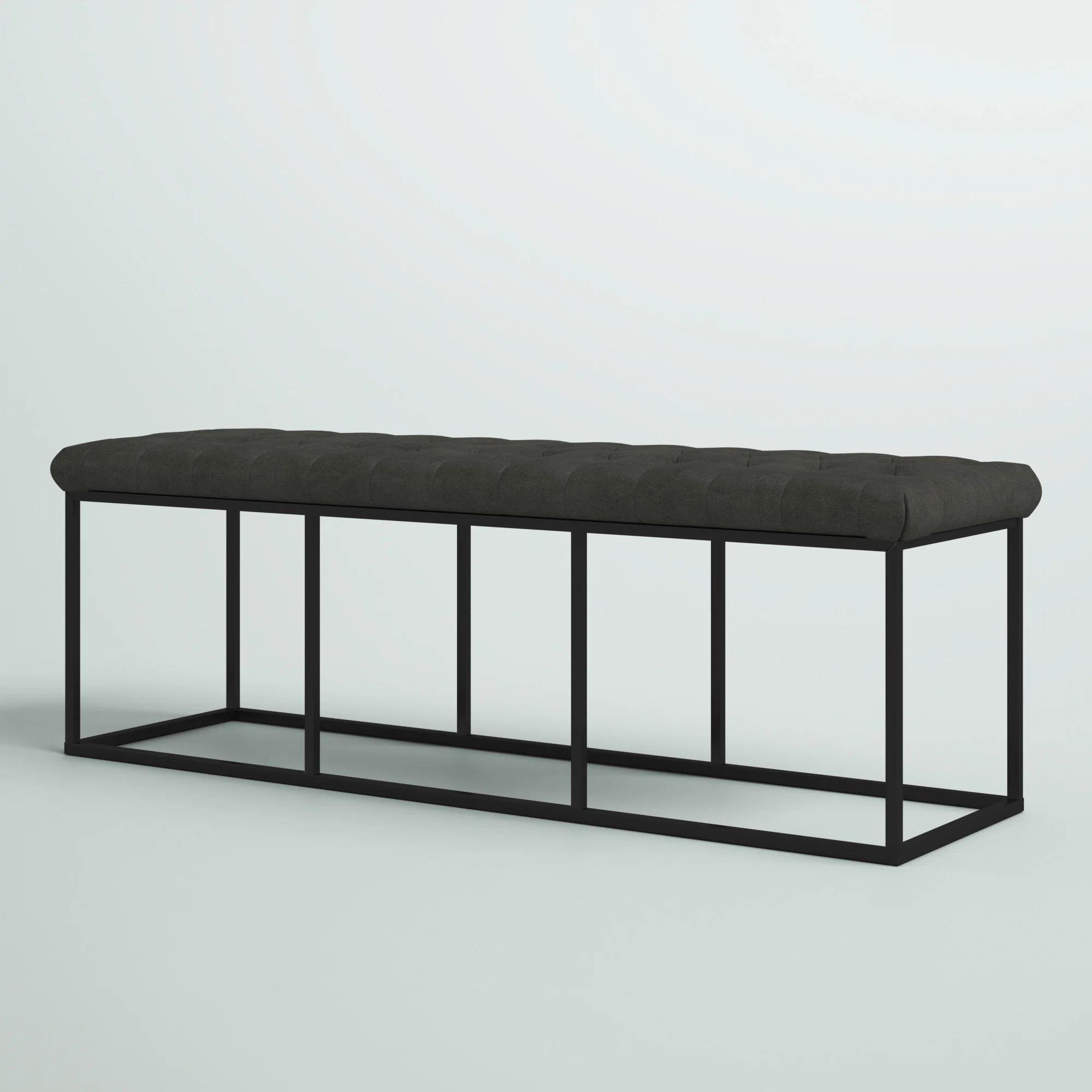Thrapst Faux Leather Bench thumbnail 4