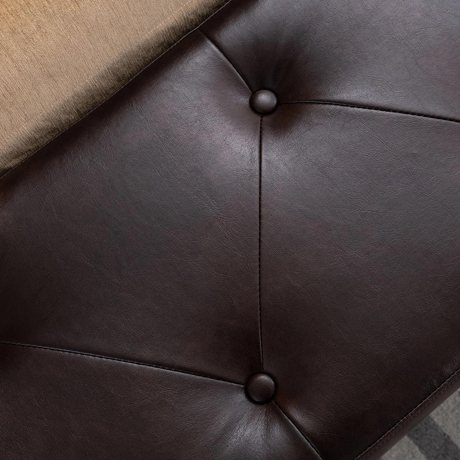 Sveina Faux Leather Bench thumbnail 5