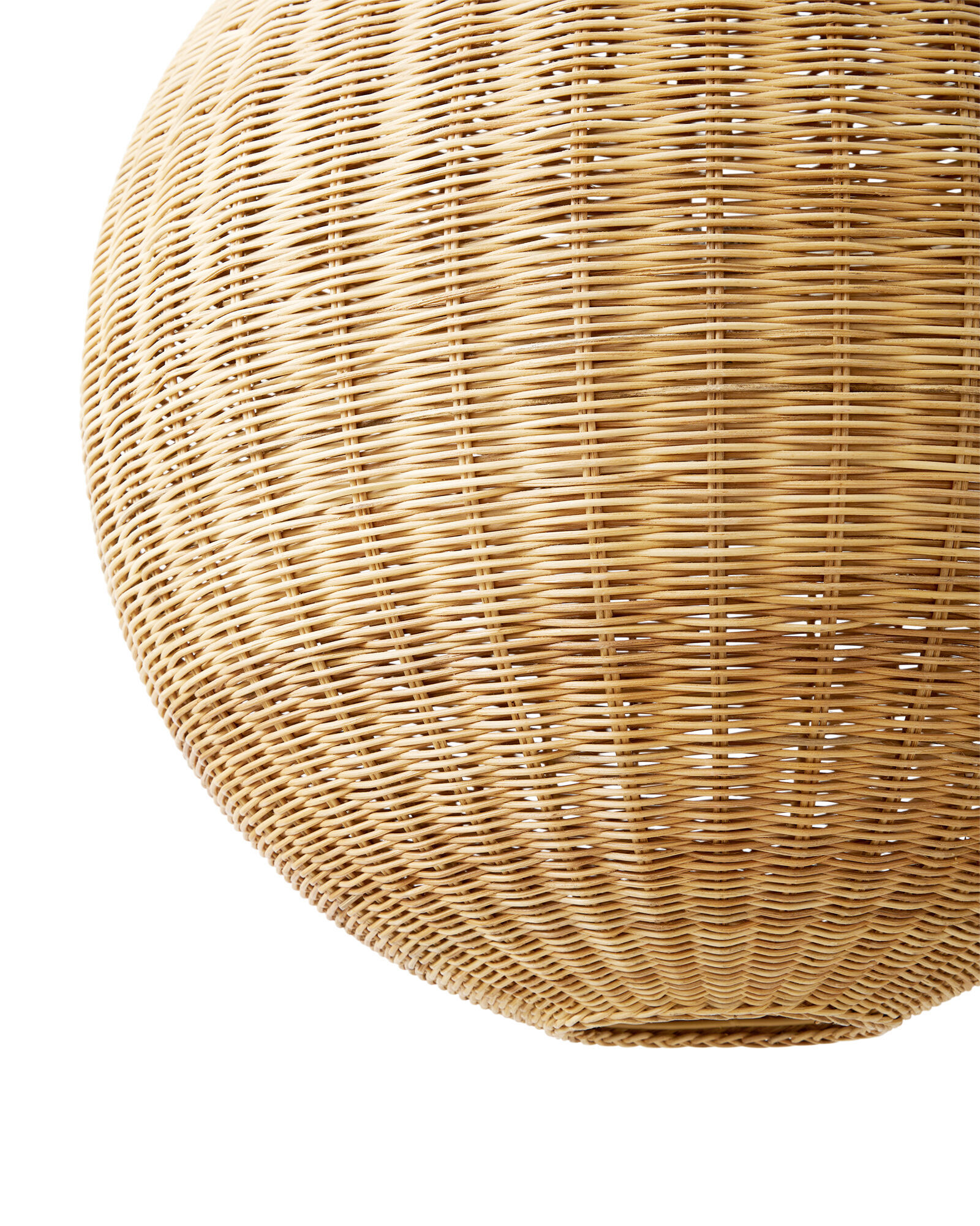 Santa Barbara Rattan Round Pendant-26" thumbnail 3