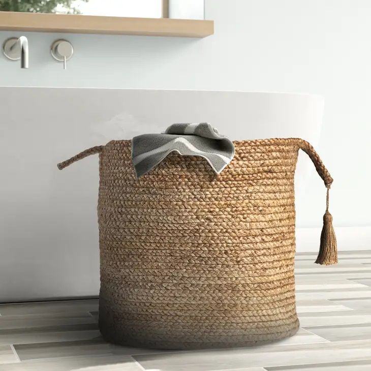 Montego Natural Jute Decorative Storage Basket thumbnail 2