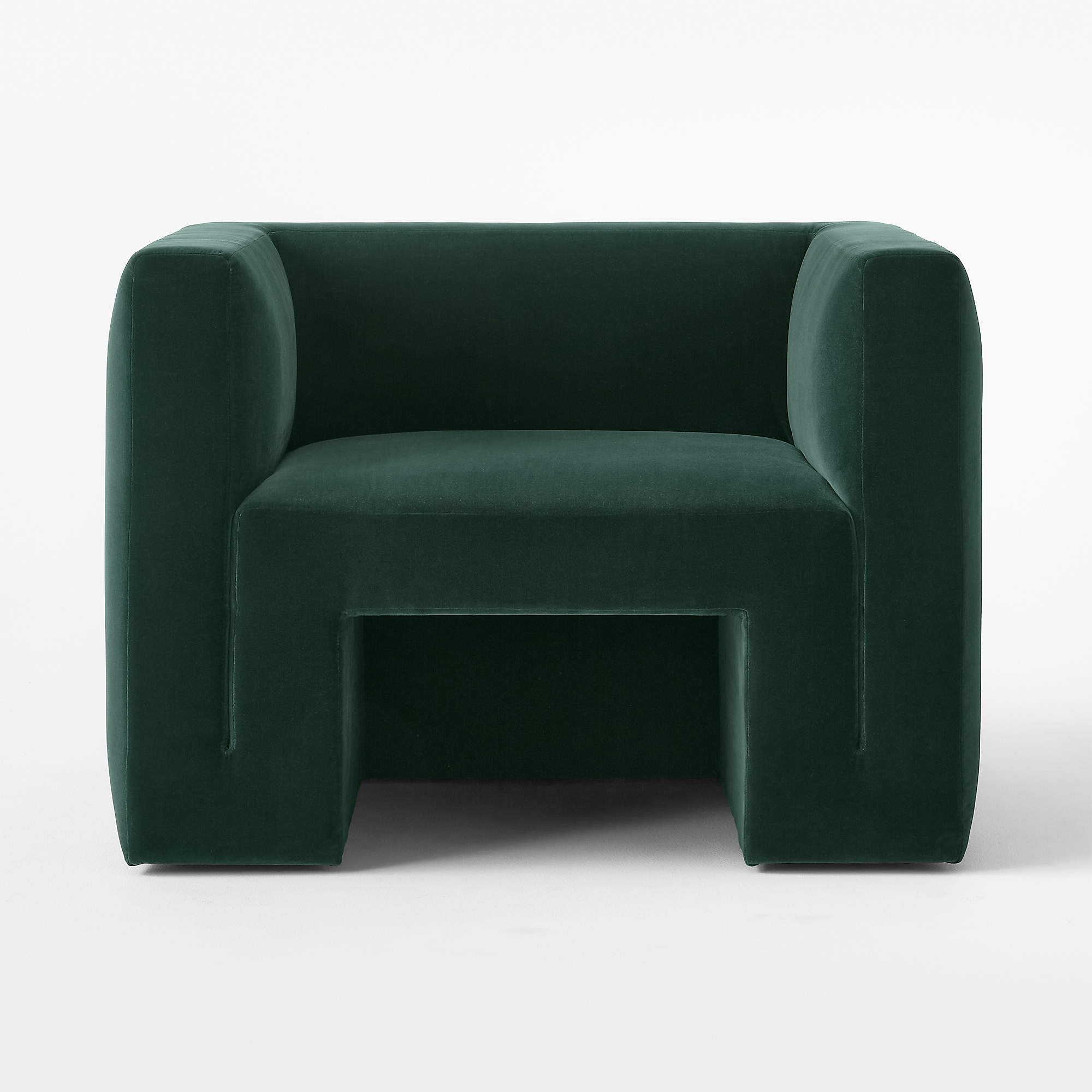 Matra Deep Teal Velvet Lounge Chair thumbnail 3