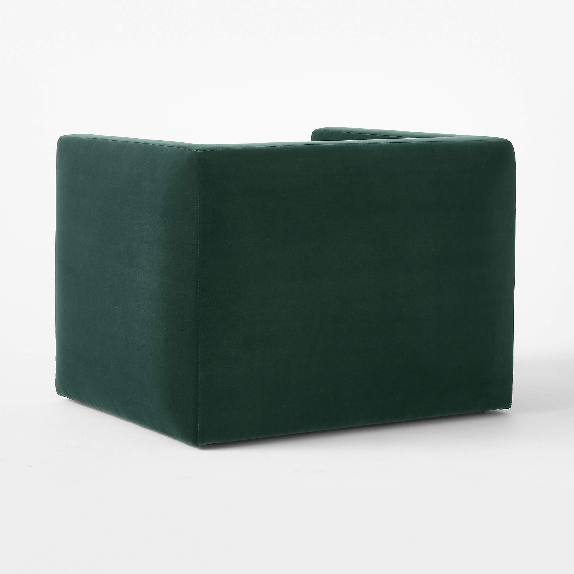 Matra Deep Teal Velvet Lounge Chair thumbnail 5