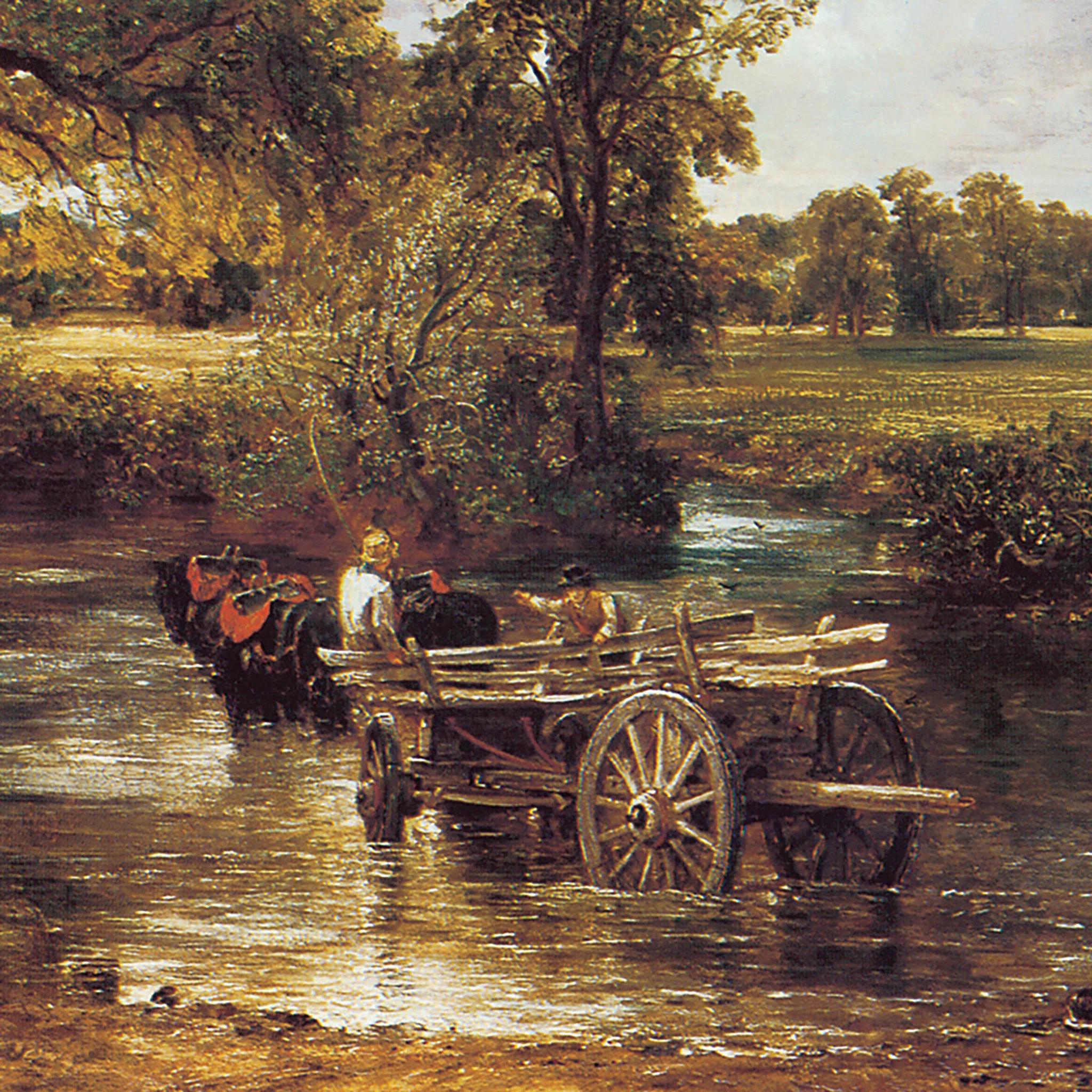 The Hay Wain 1821 by John Constable with Frame-41.25"x31.25" thumbnail 4
