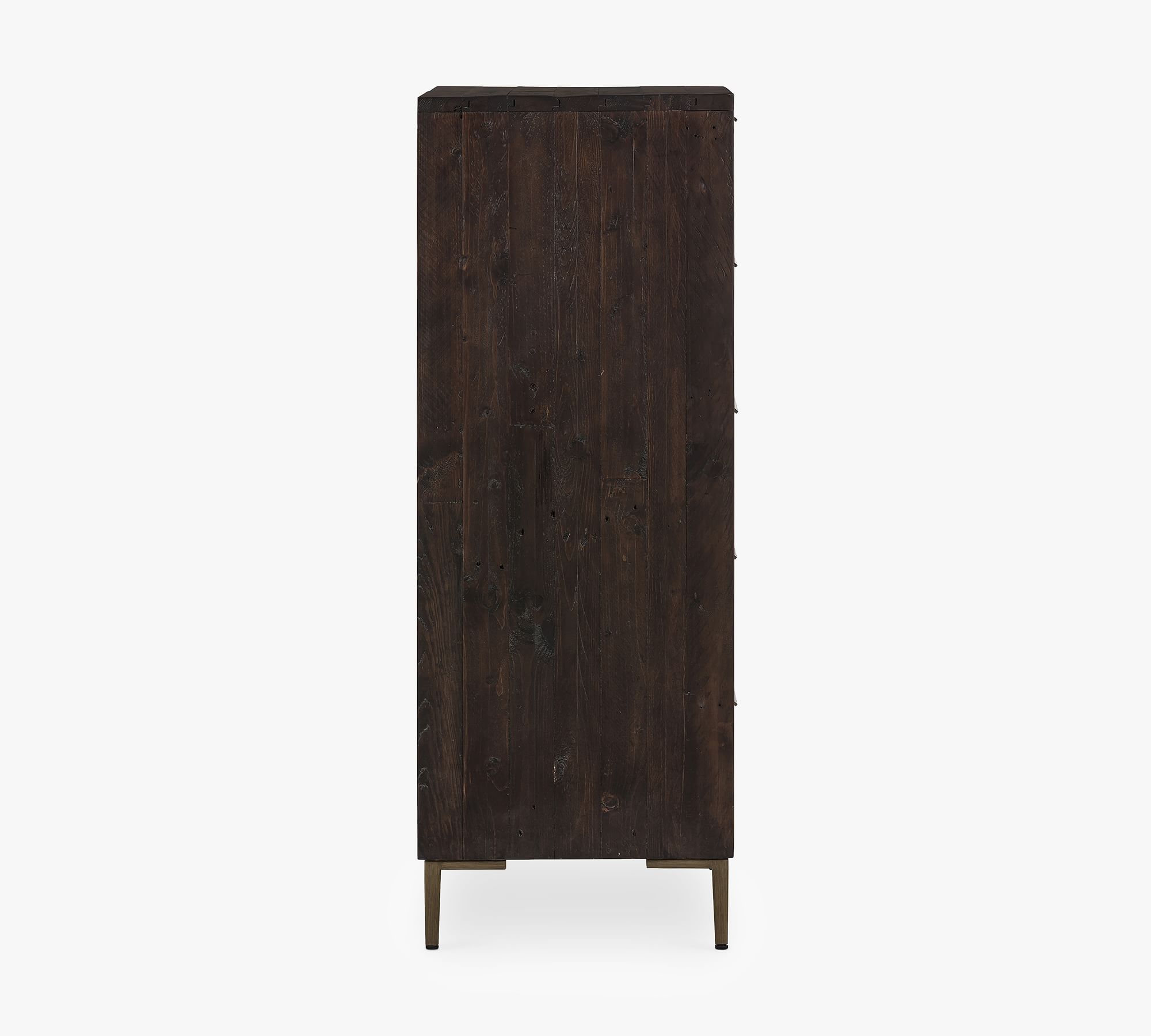 Braden Reclaimed Wood 5 Drawer Tall Dresser thumbnail 4