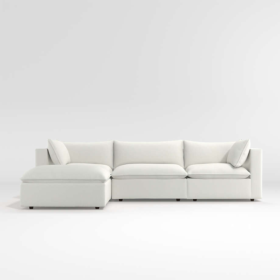 Lotus Deep 4-Piece Reversible Sectional Sofa with Ottoman thumbnail 3