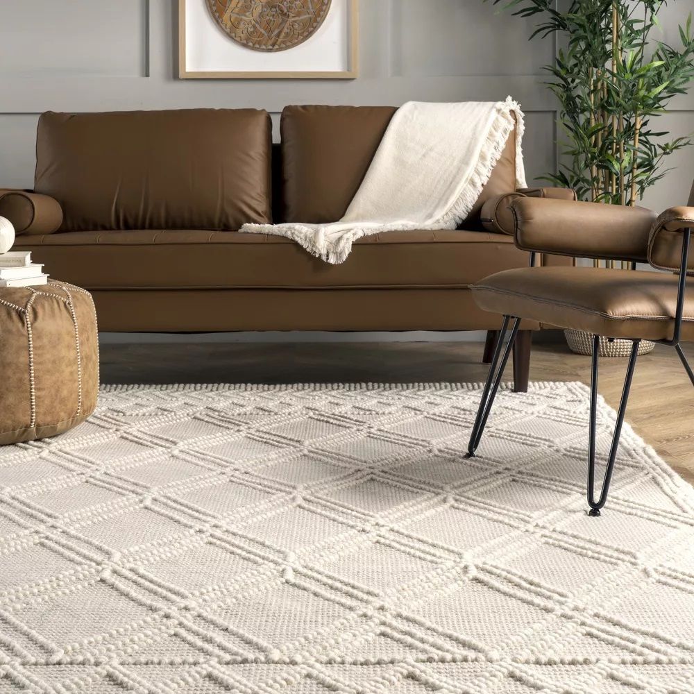 nuLOOM Contemporary Trellis Natti Area Rug 8'6"x11'6" thumbnail 2