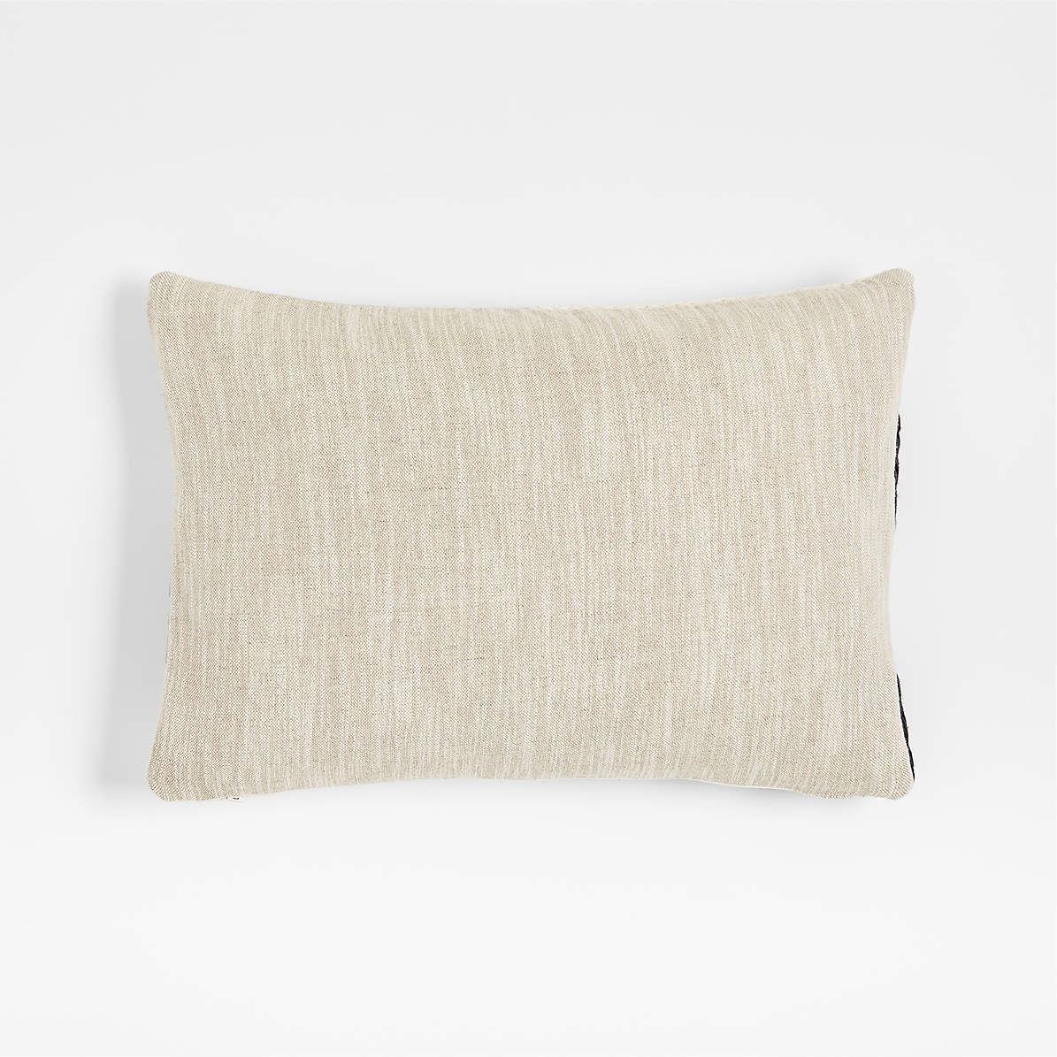 Modern Crescent Kilim 22x15 Mist Blue Pillow with insert thumbnail 3