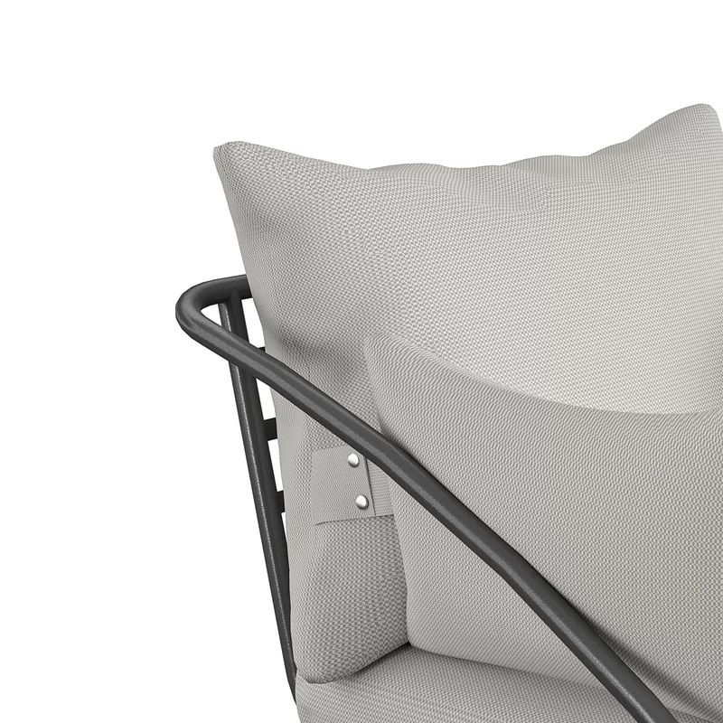 Teddi Patio Chair with Cushions Set of 2 thumbnail 4
