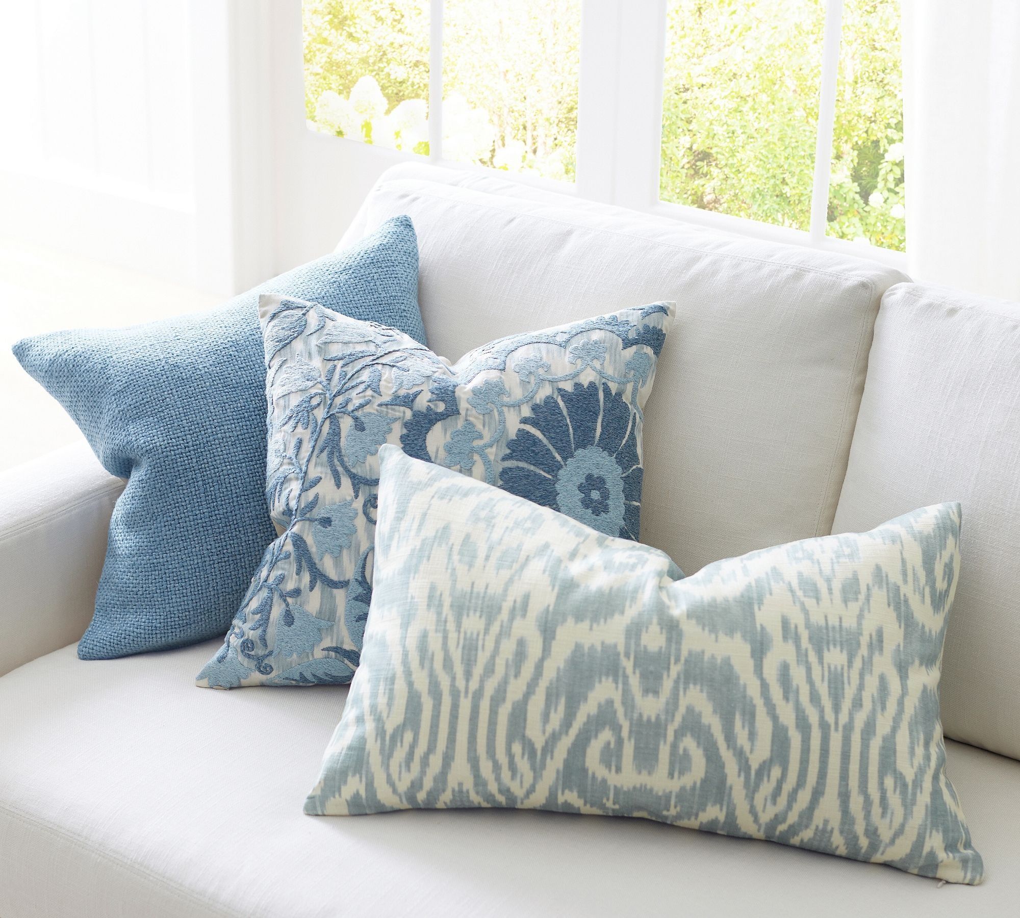 Emeraldi Embroidered Pillow thumbnail 2