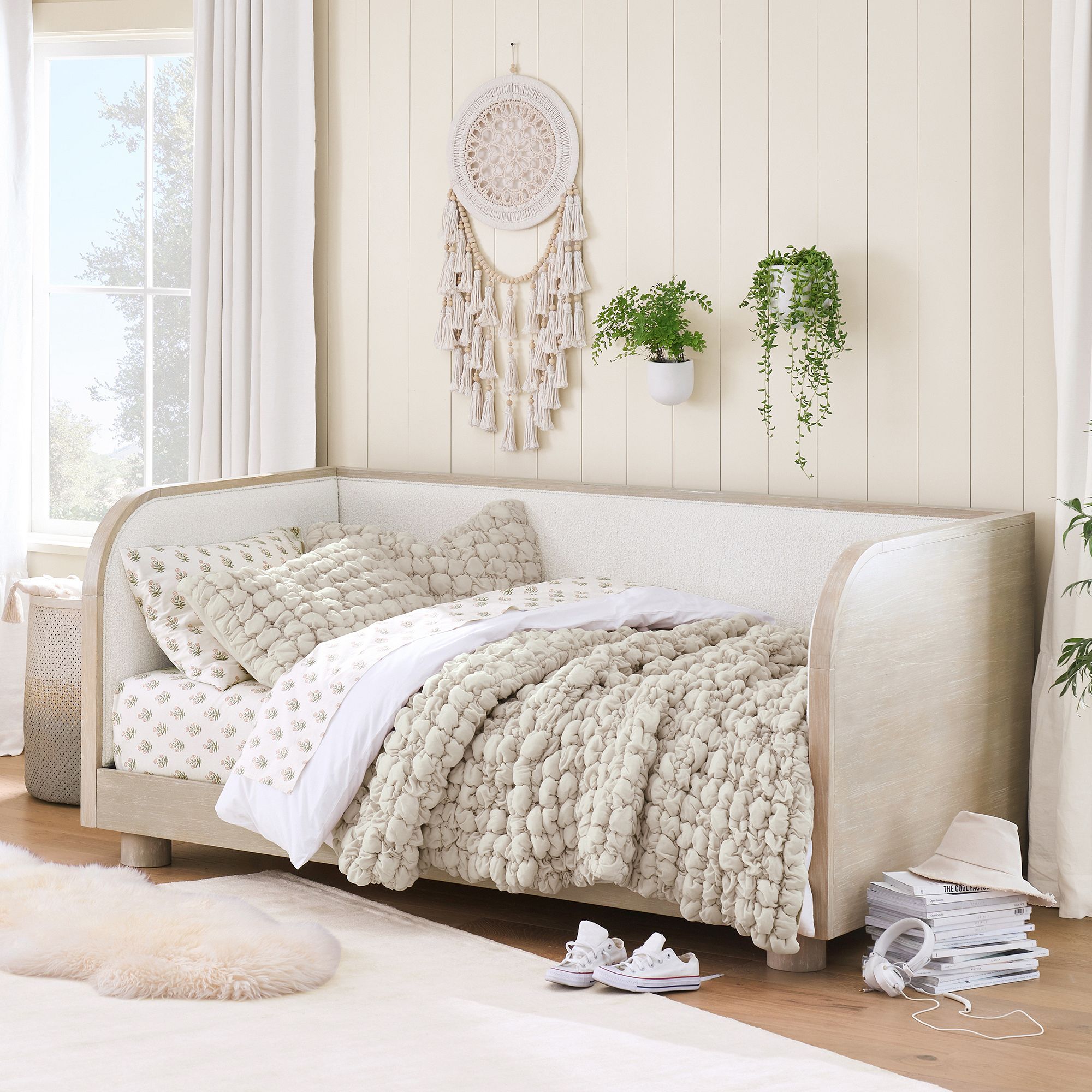 Tassel Wood Beaded Wall Hanging thumbnail 2