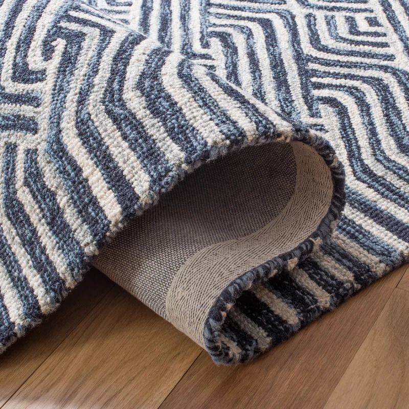 Emmett Geometric Handmade Tufted Rug 8x10 thumbnail 3