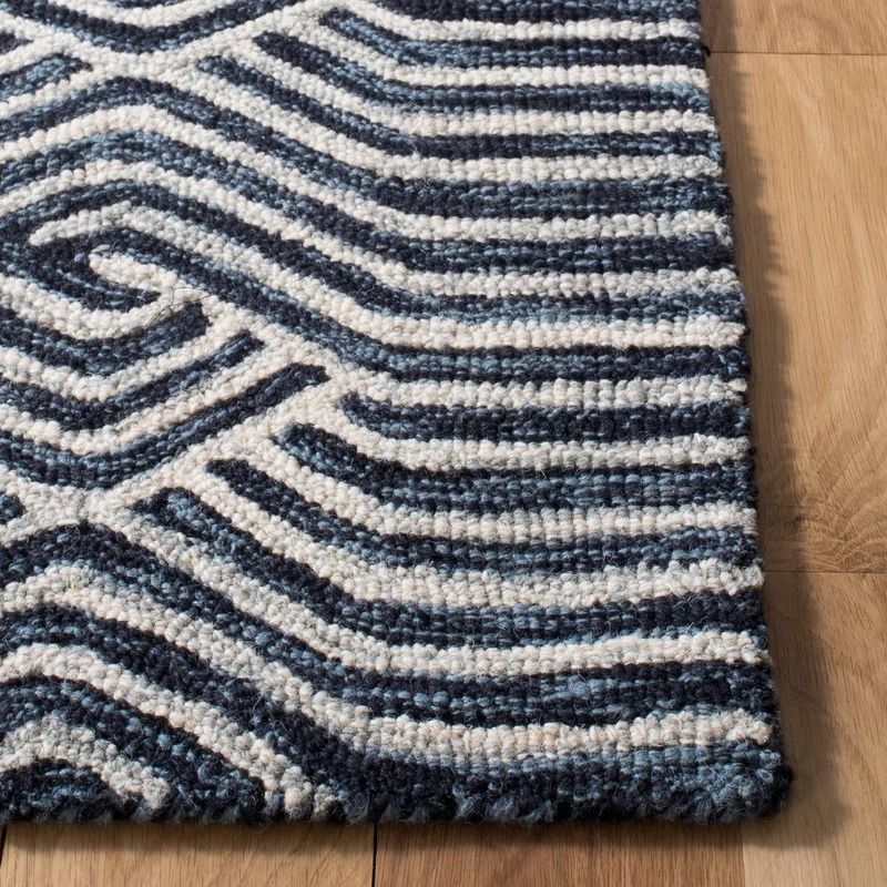Emmett Geometric Handmade Tufted Rug 8x10 thumbnail 4