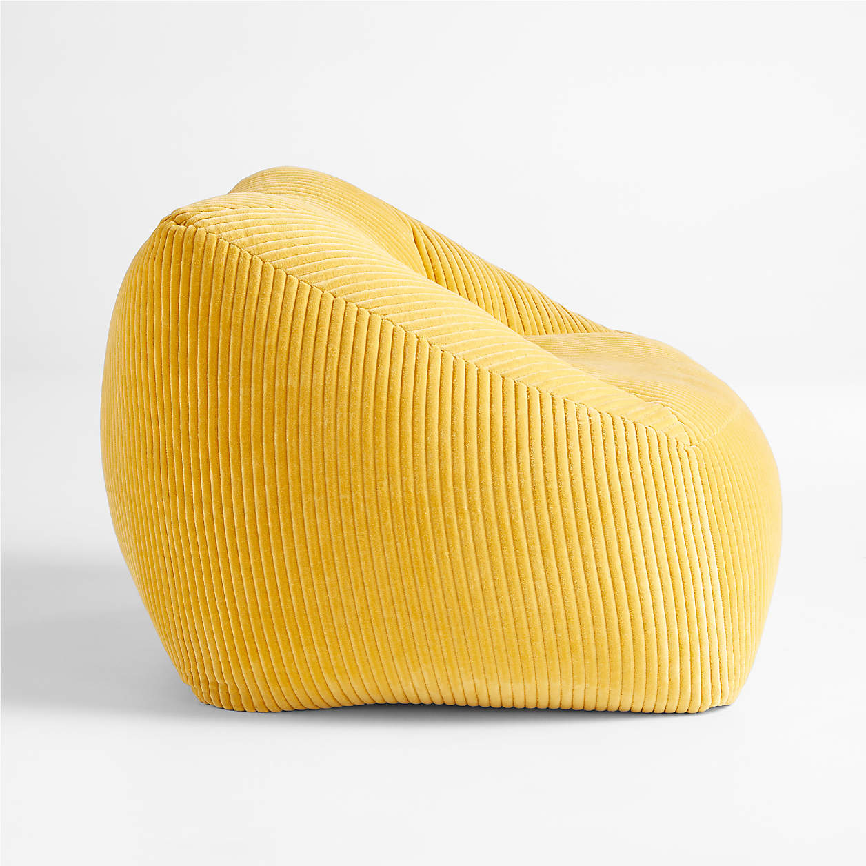 Gold Corduroy Kids Plush Chair thumbnail 3