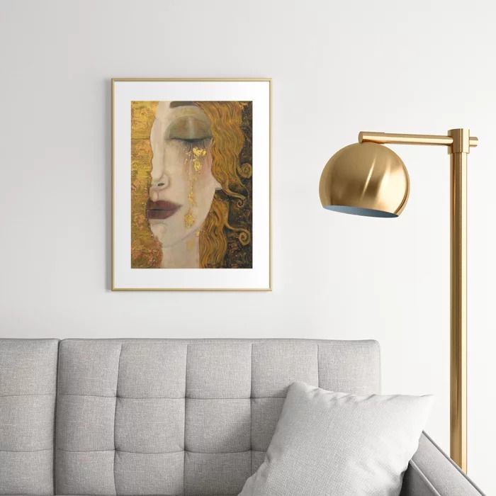 Golden Tears Framed Art Print thumbnail 2