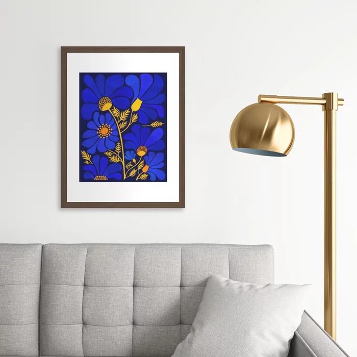 Wildflower Garden Framed Art Print thumbnail 2