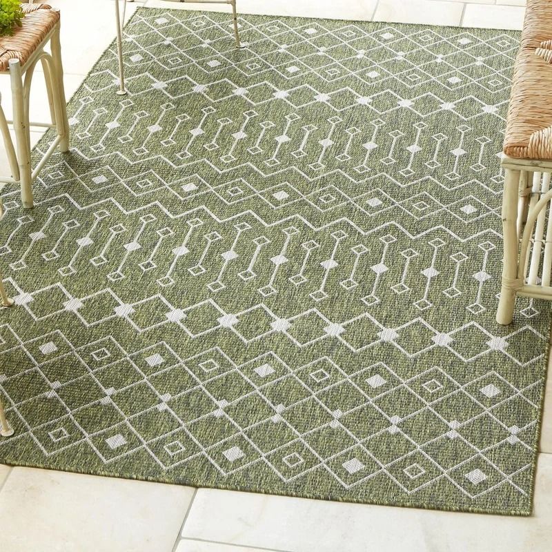 Adley Machine Woven Outdoor Rug 8x11 thumbnail 2