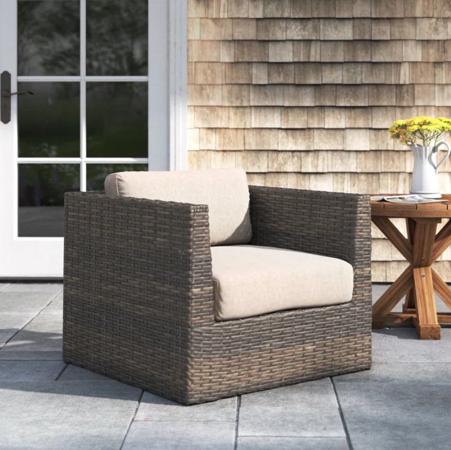 Melinda Wicker Outdoor Lounge Chair thumbnail 2