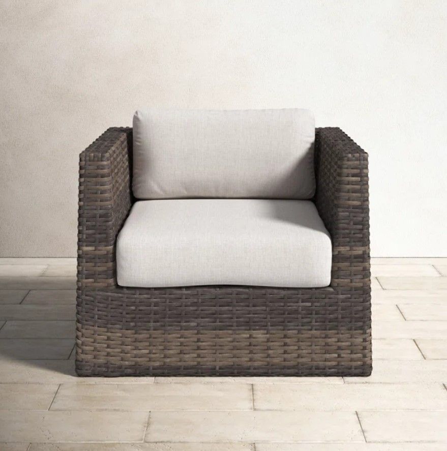 Melinda Wicker Outdoor Lounge Chair thumbnail 3