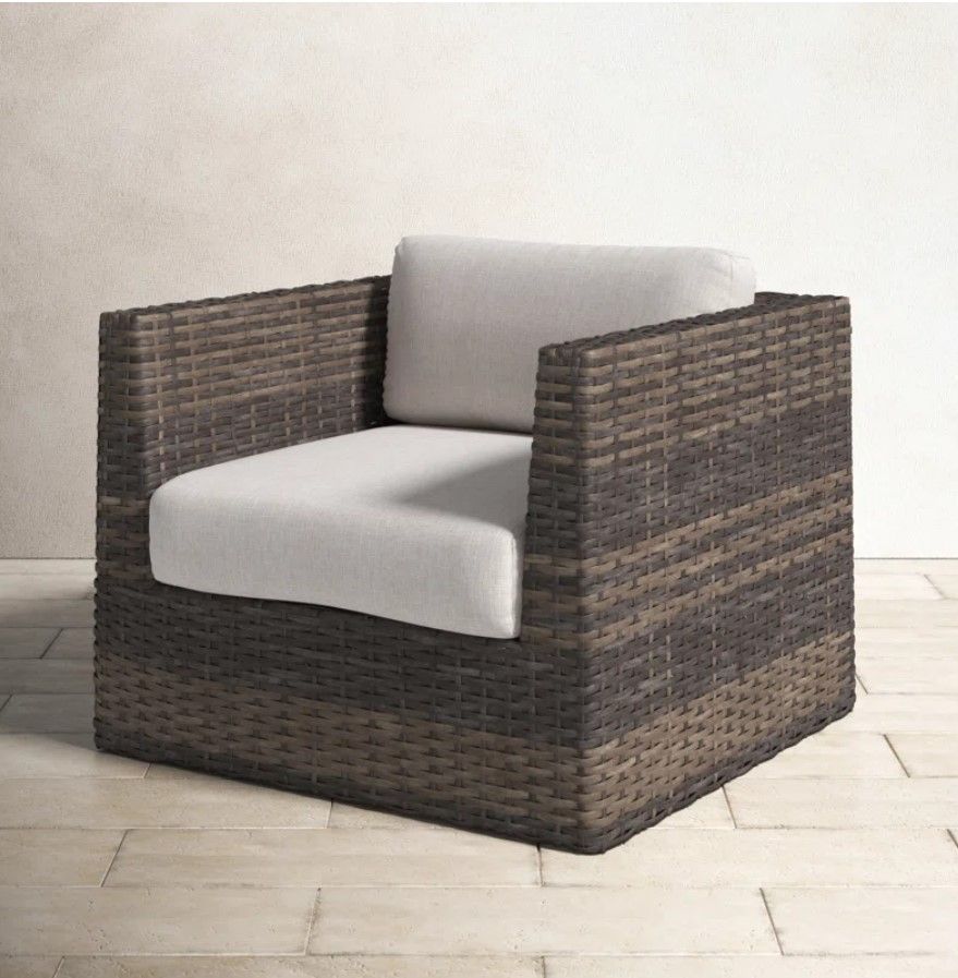 Melinda Wicker Outdoor Lounge Chair thumbnail 4