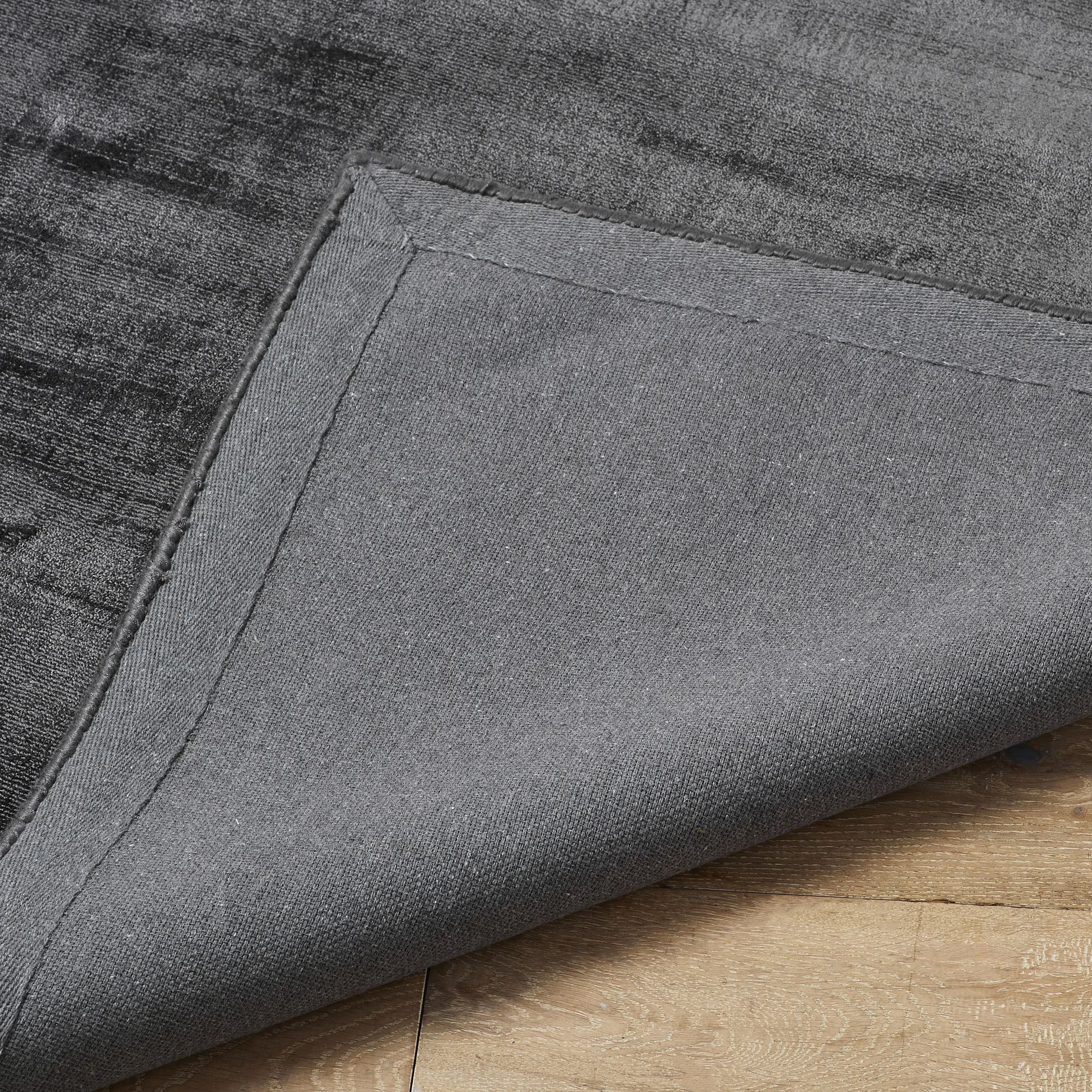 Solid Viscose Rug 7x10 thumbnail 4