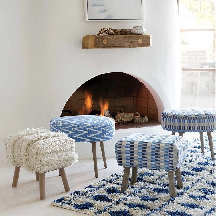 Noma Handmade Beige/Navy Rug thumbnail 2