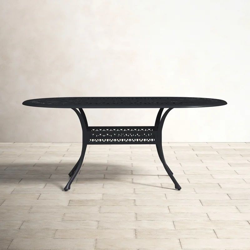 Bronwyn Metal Outdoor Dining Table Oval thumbnail 3