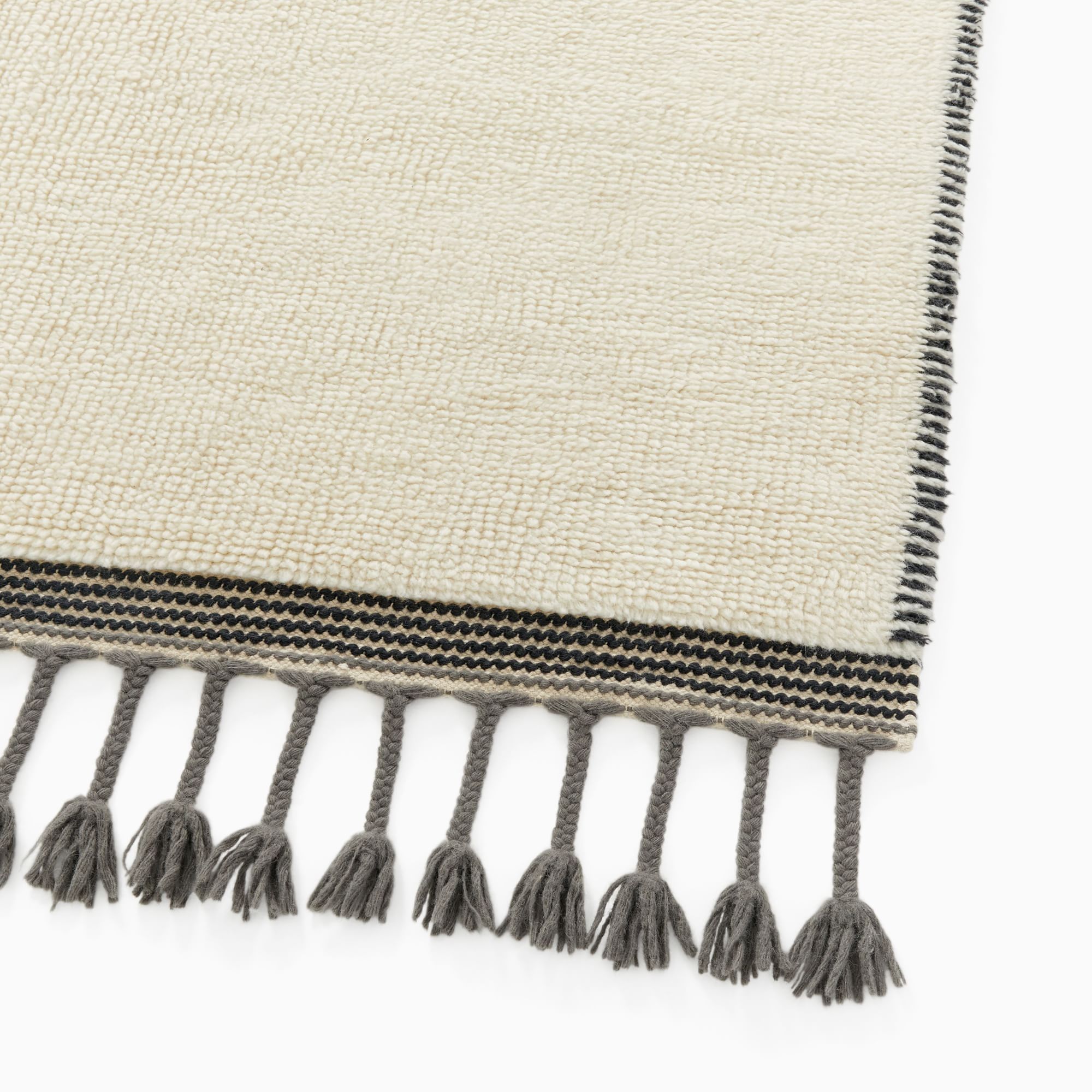 Center Stripe Shag Rug 8x10 thumbnail 3