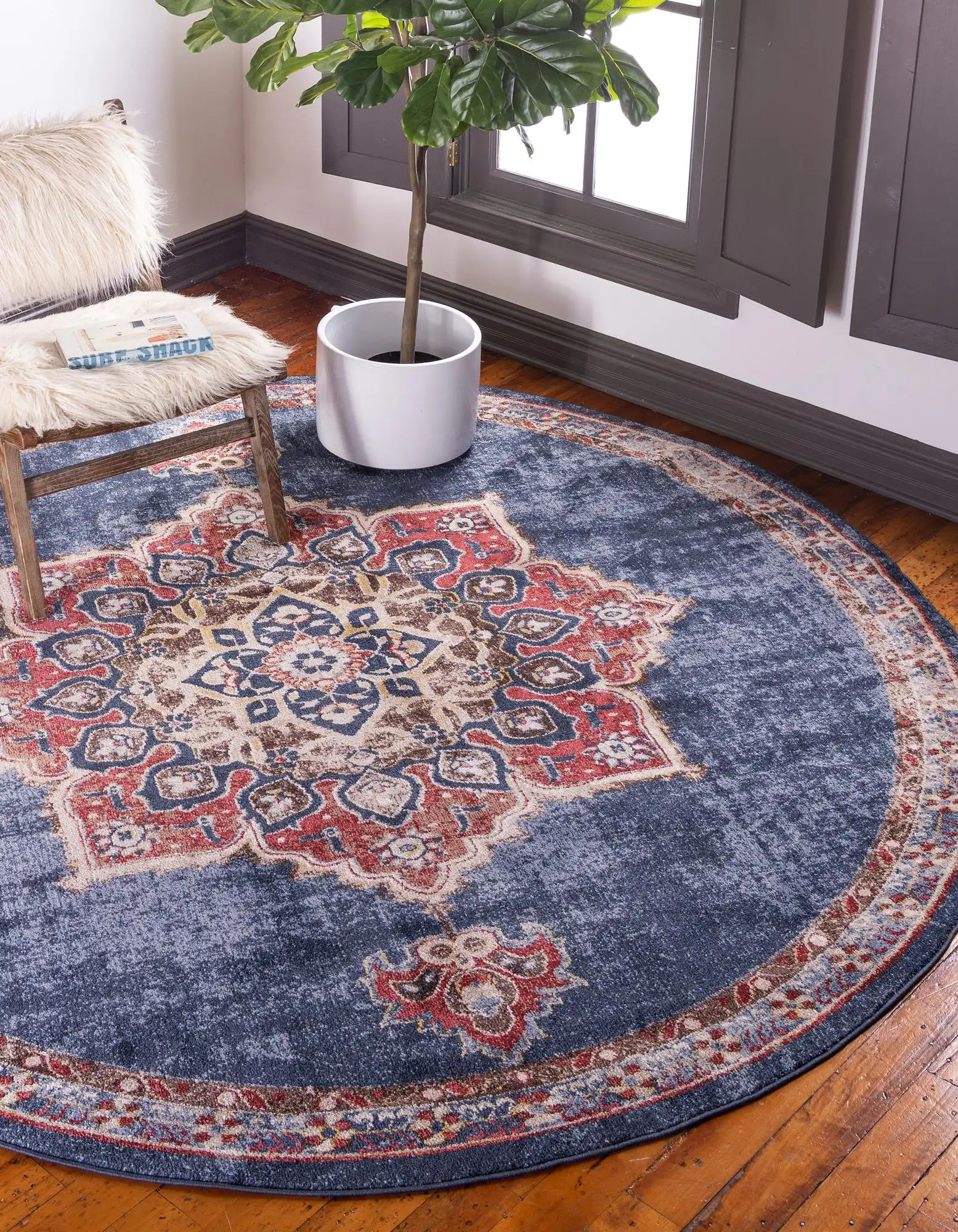 8' x 8' Eden Round Rug thumbnail 2